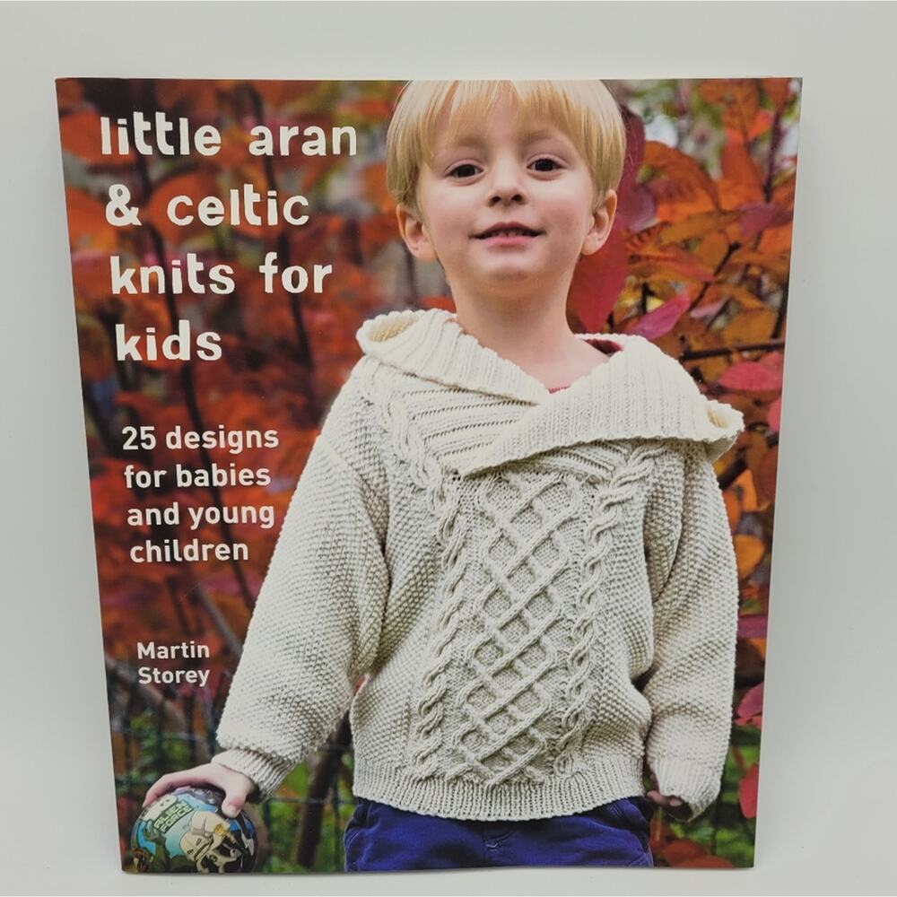 Little Aran & Celtic Knits for Kids Softcover Book